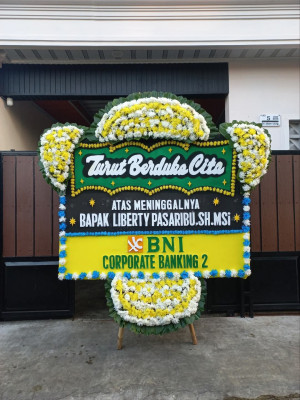 Papan Bunga Duka di Bojongsari