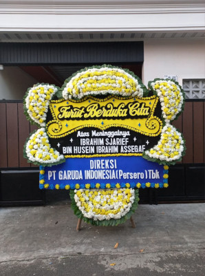 Papan Bunga Duka di Bojongsari
