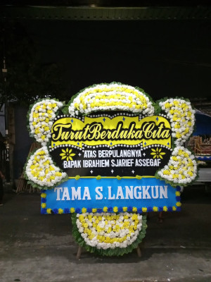 Papan Bunga Duka di Bojongsari